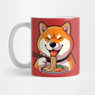 Shiba Inu Loves To Eat Ramen Mug